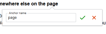 anchor to a page