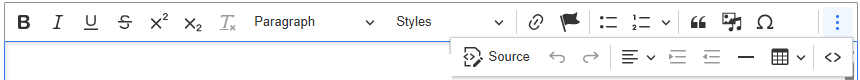 wysiwyg toolbar