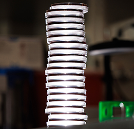 stack of Petri dishes
