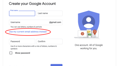 Google account sign up