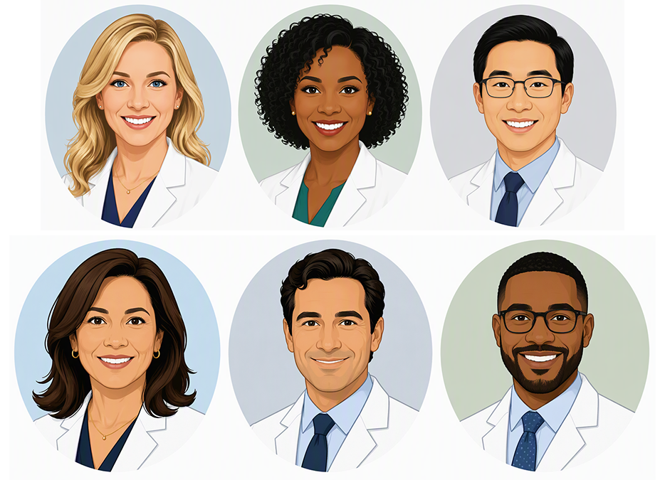 Headshots of new residents