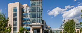 front view of the school of medicine education building