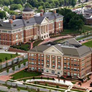 drone view of the Kannapolis campus